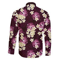 Pink Tropical Hawaii Family Matching Puletasi and Hawaiian Shirt Seamless Monstera Plumeria Hawaiian Pattern LT14 - Polynesian Pride
