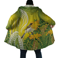 Hawaii Palila Mamane Cloak Hawaiian Honeycreeper With Native Flower LT14 - Polynesian Pride