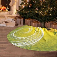 Hawaii Palila Mamane Tree Skirt Hawaiian Honeycreeper With Native Flower LT14 - Polynesian Pride