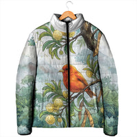 Aloha Hawaii Akepa Koa Tree Watercolor Padded Jacket LT14 - Polynesian Pride