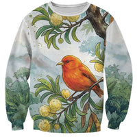 Aloha Hawaii Akepa Koa Tree Watercolor Sweatshirt LT14 Unisex Watercolor - Polynesian Pride