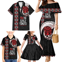 Aotearoa Toitu Te Tiriti Family Matching Mermaid Dress and Hawaiian Shirt Honour The Treaty Maori Haka LT14 - Polynesian Pride