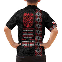 Aotearoa Toitu Te Tiriti Kid Hawaiian Shirt Honour The Treaty Maori Haka LT14 - Polynesian Pride