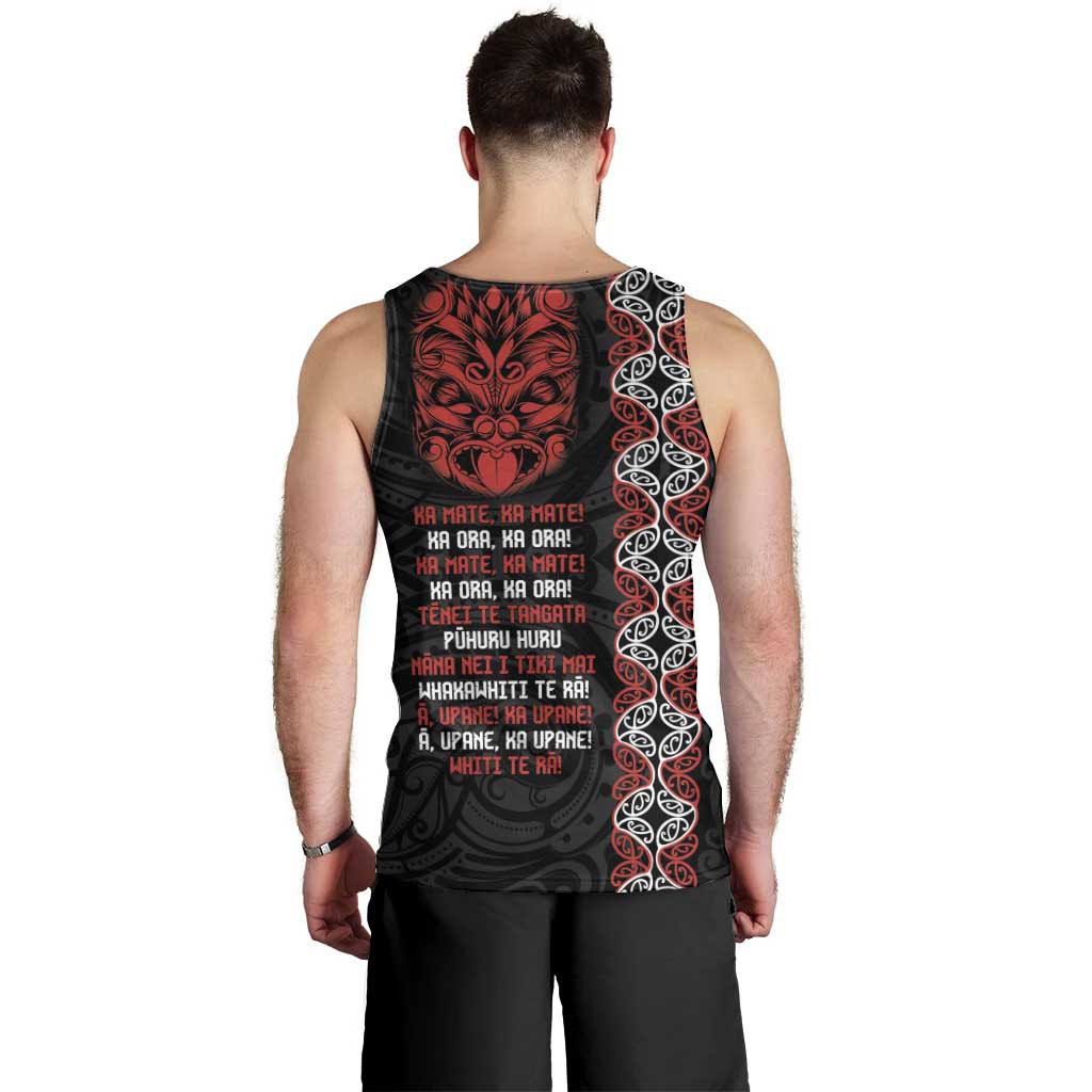 Aotearoa Toitu Te Tiriti Men Tank Top Honour The Treaty Maori Haka LT14 - Polynesian Pride