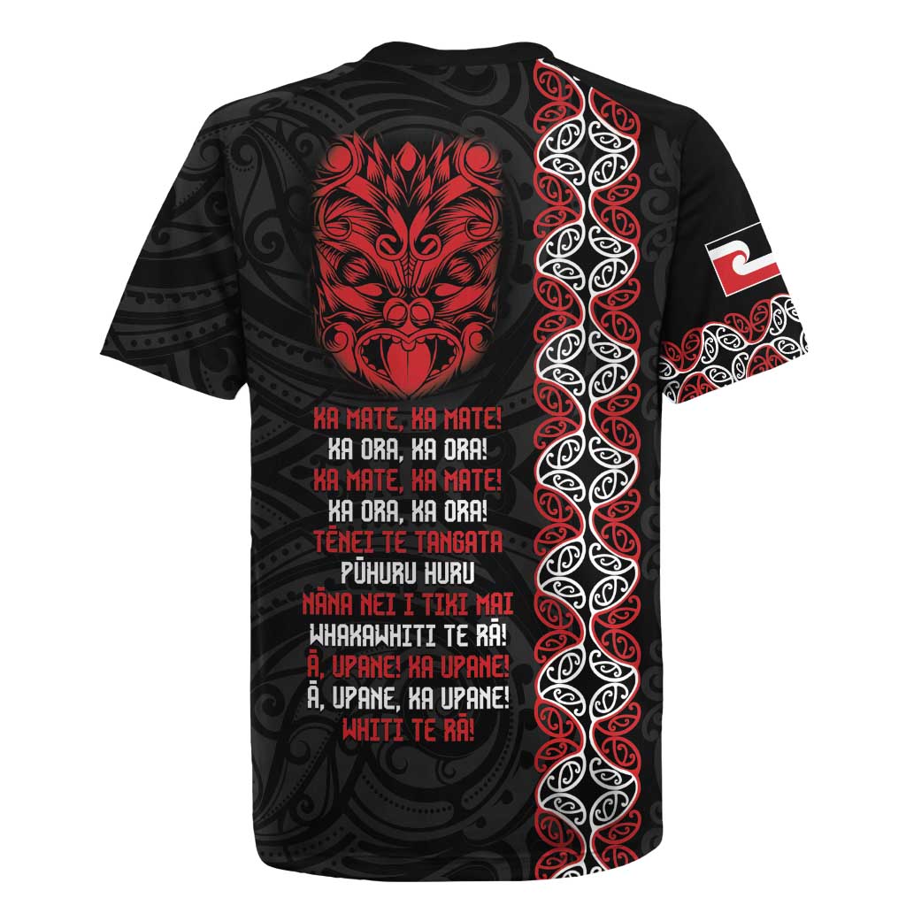 Aotearoa Toitu Te Tiriti Rugby Jersey Honour The Treaty Maori Haka LT14 - Polynesian Pride