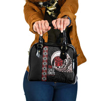 Aotearoa Toitu Te Tiriti Shoulder Handbag Honour The Treaty Maori Haka