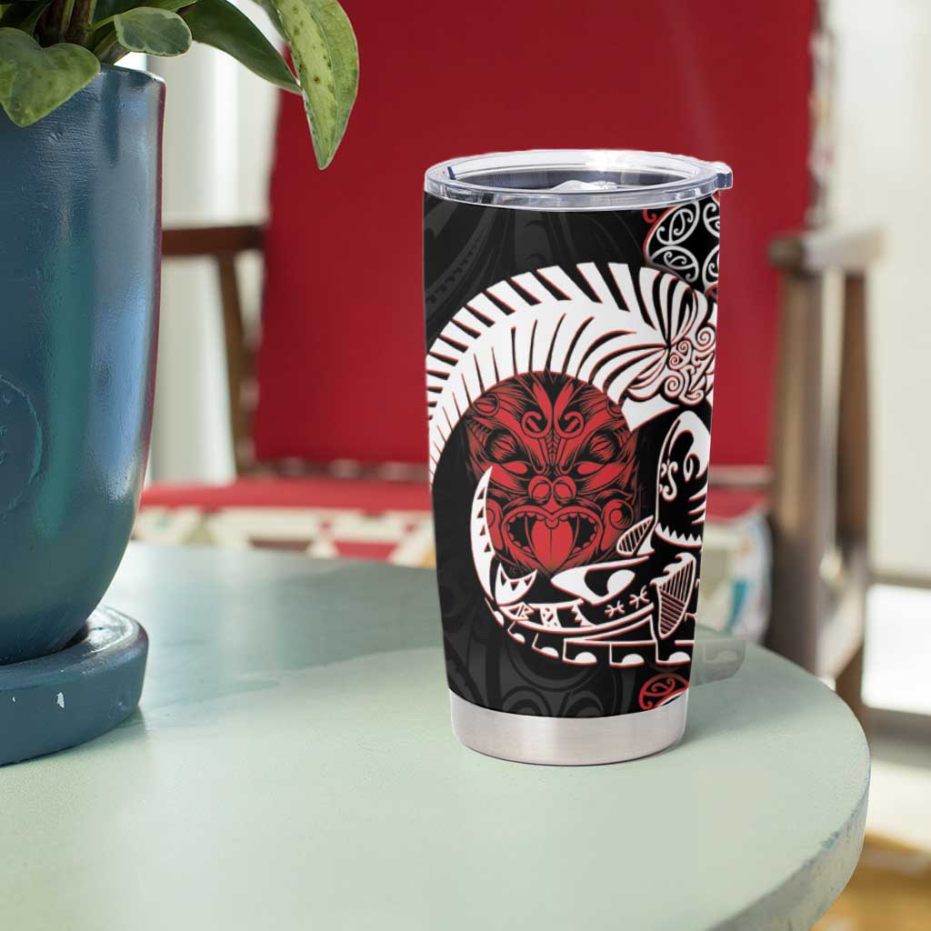 Aotearoa Toitu Te Tiriti Tumbler Cup Honour The Treaty Maori Haka LT14 - Polynesian Pride
