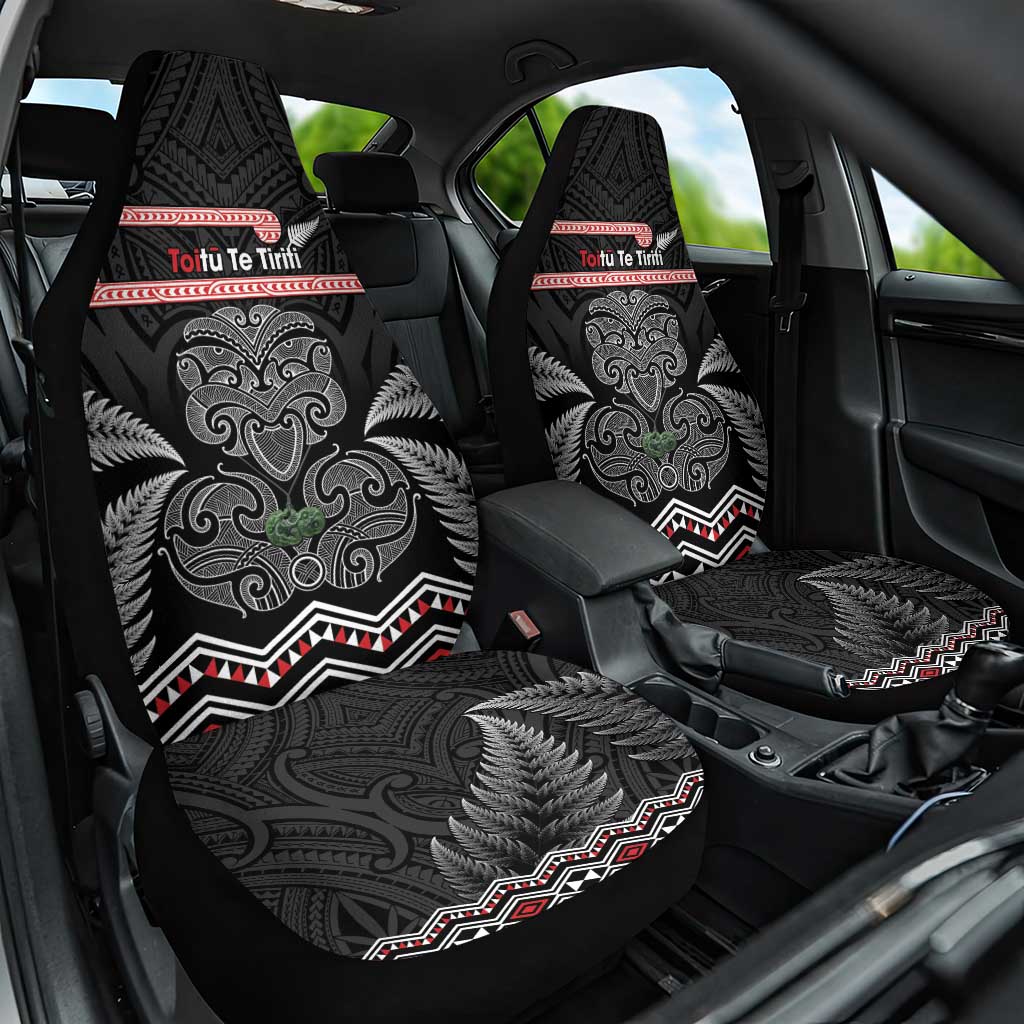 Aotearoa Toitu Te Tiriti Car Seat Cover Stand Together! Stand Stronger! - NZ Tiki