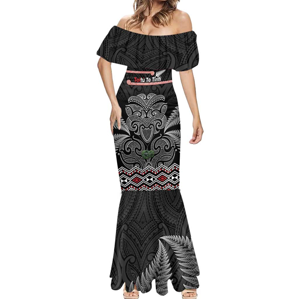 Aotearoa Toitu Te Tiriti Mermaid Dress Stand Together! Stand Stronger! - NZ Tiki LT14 - Polynesian Pride