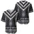 Black Taniko Aotearoa Baseball Jersey Niho Taniwha Mix Poutama LT14