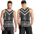 Black Taniko Aotearoa Men Tank Top Niho Taniwha Mix Poutama