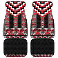 Red Taniko Aotearoa Car Mats Niho Taniwha Mix Poutama LT14