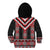 Red Taniko Aotearoa Kid Hoodie Niho Taniwha Mix Poutama LT14