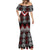 Red Taniko Aotearoa Mermaid Dress Niho Taniwha Mix Poutama