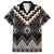 Brown Taniko Aotearoa Hawaiian Shirt Niho Taniwha Mix Poutama