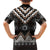 Brown Taniko Aotearoa Hawaiian Shirt Niho Taniwha Mix Poutama