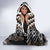 Brown Taniko Aotearoa Hooded Blanket Niho Taniwha Mix Poutama