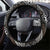 Brown Taniko Aotearoa Steering Wheel Cover Niho Taniwha Mix Poutama