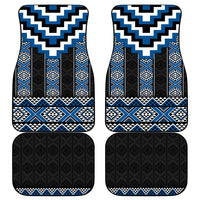 Blue Taniko Aotearoa Car Mats Niho Taniwha Mix Poutama LT14