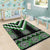 Green Taniko Pattern Aotearoa Area Rug Niho Taniwha Mix Poutama