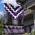 Purple Taniko Pattern Aotearoa Garden Flag Niho Taniwha Mix Poutama