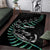 Custom New Zealand Silver Fern Rugby Area Rug Aotearoa Kiwi Maori Pattern LT14