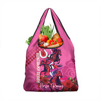 Kentucky Horse Racing Grocery Bag 151st Anniversary With Roses - Pink Version LT14 1-pack One Size Pink - Polynesian Pride