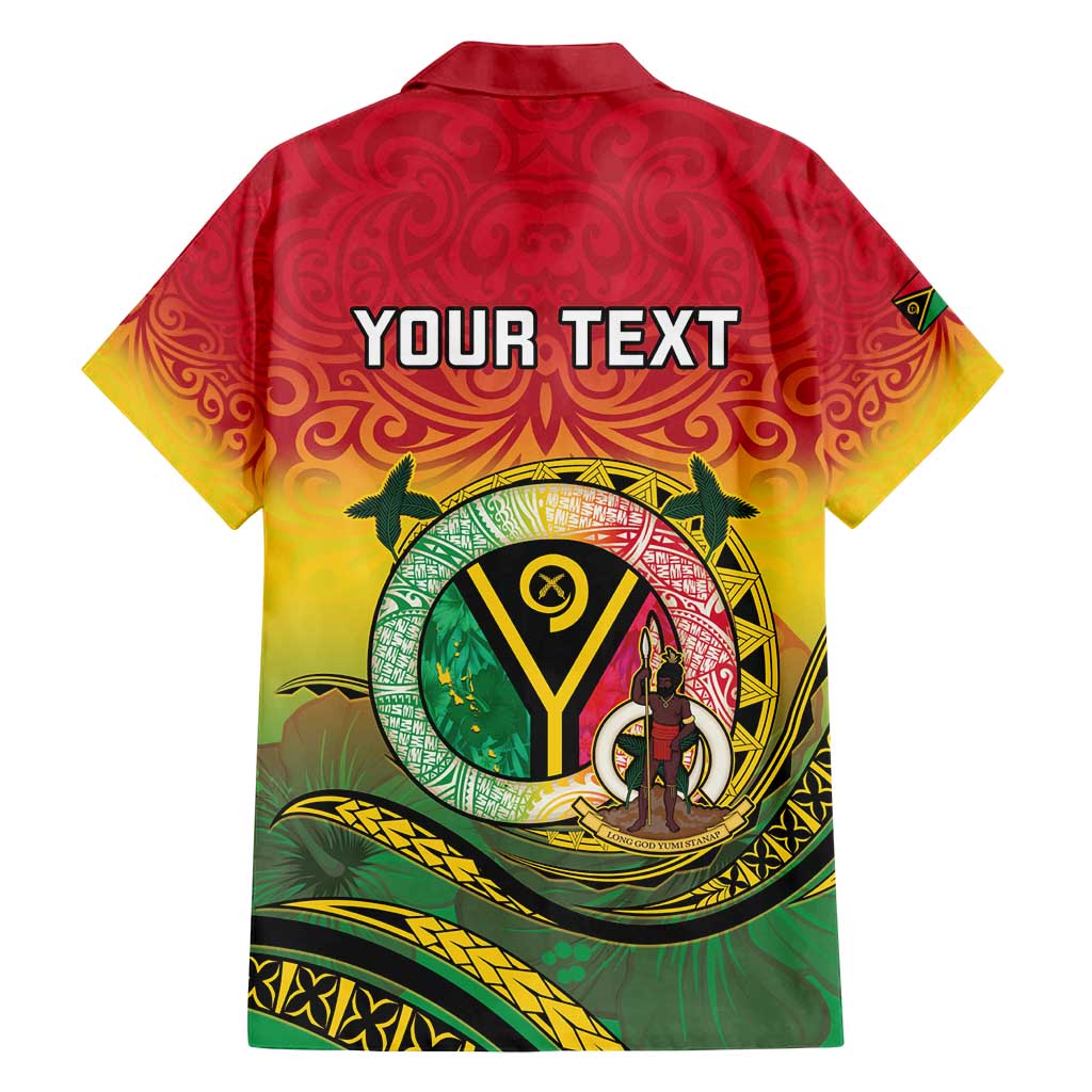 Personalised Vanuatu Family Matching Summer Maxi Dress and Hawaiian Shirt Yumi 45th Hapi Independens Dei - Reggae Version LT14