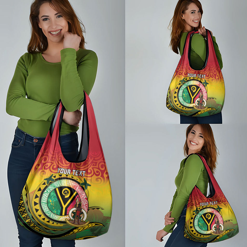 Vanuatu Grocery Bag Yumi 46th Hapi Independens Dei - Reggae Version LT14 - Polynesian Pride