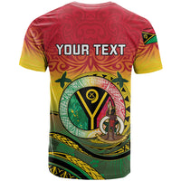 Personalised Vanuatu T Shirt Yumi 46th Hapi Independens Dei - Reggae Version LT14 - Polynesian Pride