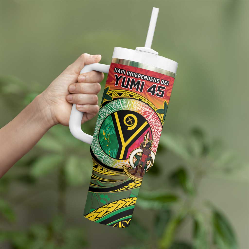 Vanuatu Tumbler With Handle Yumi 45th Hapi Independens Dei - Reggae Version LT14