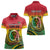 Personalised Vanuatu Women Polo Shirt Yumi 44 Hapi Independens Dei - Reggae Version