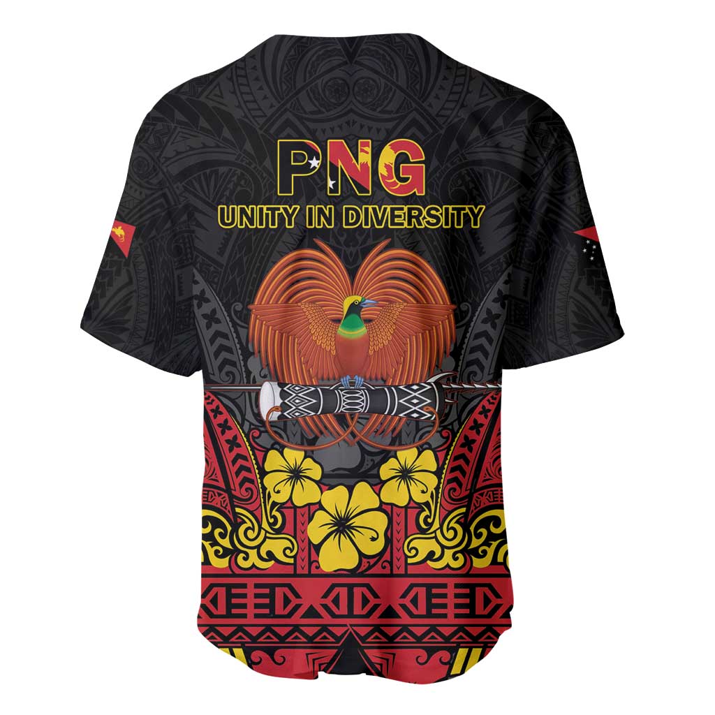 Papua New Guinea Independence Day Baseball Jersey PNG Bird of Paradise 50th Anniversary LT14 - Polynesian Pride