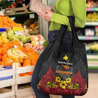 Papua New Guinea Independence Day Grocery Bag PNG Bird of Paradise 50th Anniversary LT14