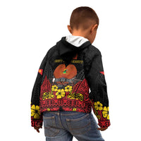 Papua New Guinea Independence Day Kid Hoodie PNG Bird of Paradise 50th Anniversary LT14