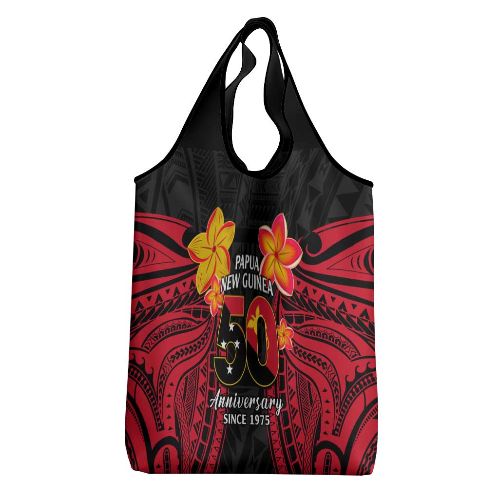 Papua New Guinea Independence Day Grocery Bag PNG Since 1975 LT14 - Polynesian Pride