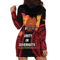 Papua New Guinea Independence Day Hoodie Dress PNG Since 1975 LT14 - Polynesian Pride