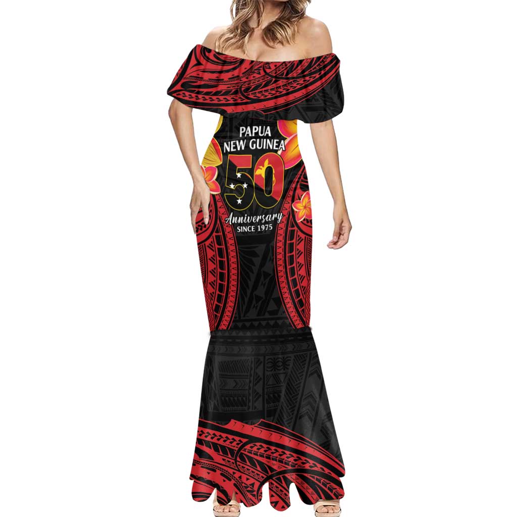 Papua New Guinea Independence Day Mermaid Dress PNG Since 1975 LT14 - Polynesian Pride