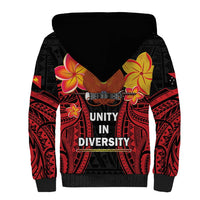Papua New Guinea Independence Day Sherpa Hoodie PNG Since 1975 LT14 - Polynesian Pride