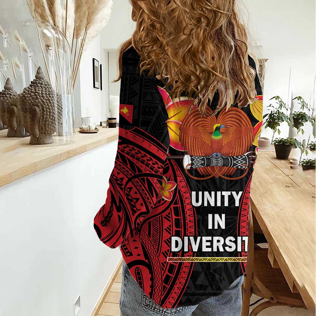 Papua New Guinea Independence Day Women Casual Shirt PNG Since 1975 LT14 - Polynesian Pride