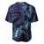 Polynesia Sea Turtle Day Baseball Jersey Tribal Honu Plumeria Polynesian Pattern