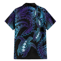 Polynesia Sea Turtle Day Family Matching Mermaid Dress and Hawaiian Shirt Tribal Honu Plumeria Polynesian Pattern