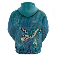 World Sea Turtle Day Polynesia Hoodie Go With The Flow