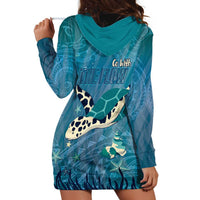 World Sea Turtle Day Polynesia Hoodie Dress Go With The Flow