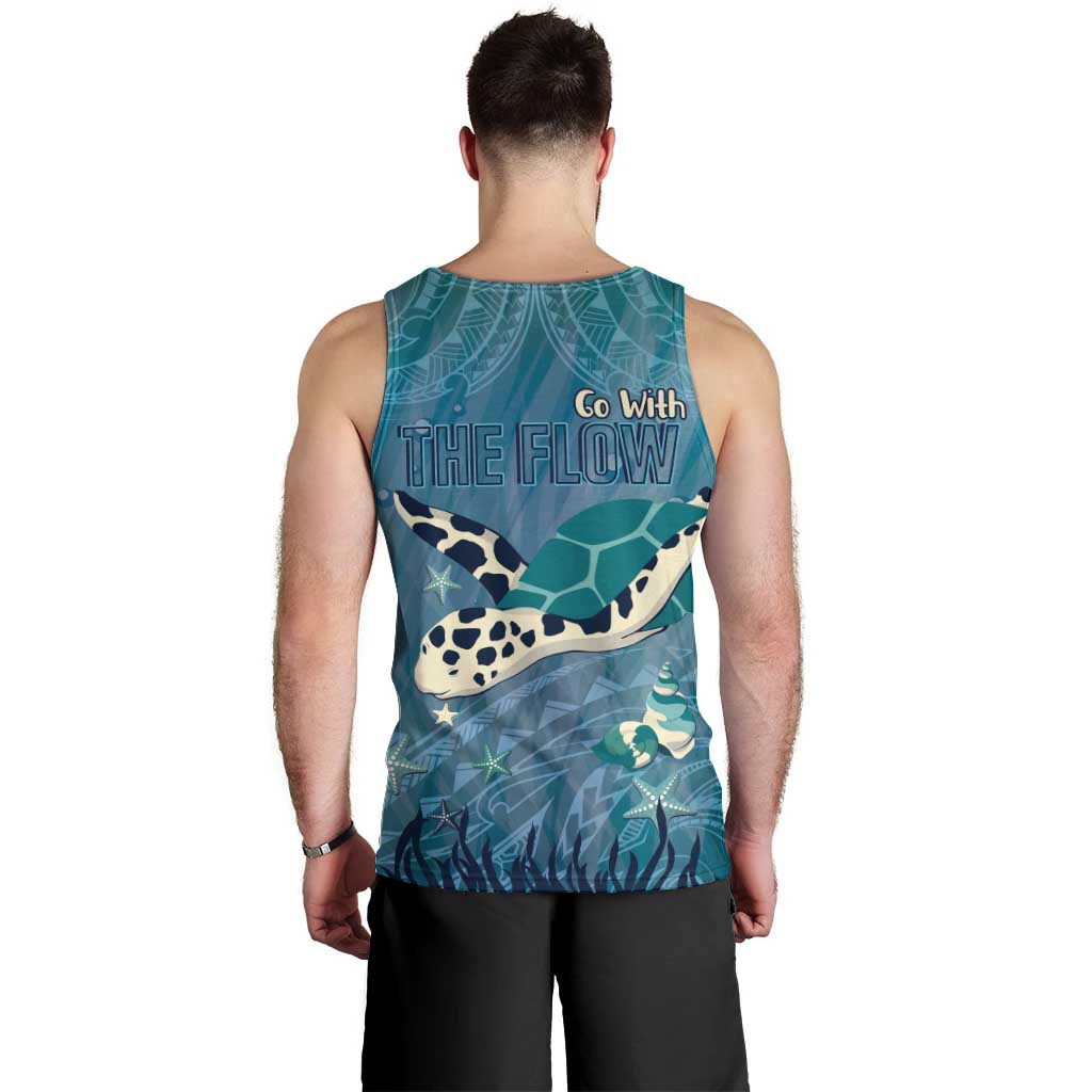 World Sea Turtle Day Polynesia Men Tank Top Go With The Flow
