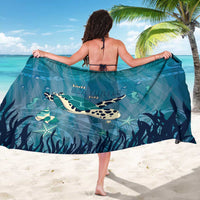 World Sea Turtle Day Polynesia Sarong Go With The Flow