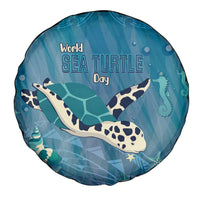 World Sea Turtle Day Polynesia Spare Tire Cover Go With The Flow