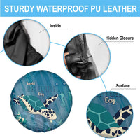 World Sea Turtle Day Polynesia Spare Tire Cover Go With The Flow