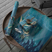 World Sea Turtle Day Polynesia Wrapping Paper Go With The Flow - Polynesian Pride