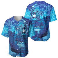 Kuri New Zealand Matariki Baseball Jersey Aotearoa Dog Waka Maori New Year Galaxy Vibes LT14 - Polynesian Pride